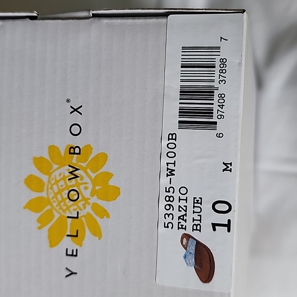 Yellowbox size 10 blue sandals - Picture 5 of 5